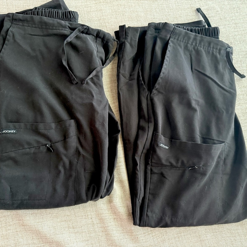 Jockey Black Scrub Pants